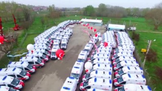 Sağlık Bakanı Müezzinoğlu Ambulans Dağıtım Töreninde