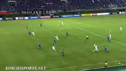 Hyun-Jun Suk Goal - Thailand 0-1 South Korea  (Friendly Match 27.03.2016)