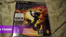Unboxing Sly Cooper Thieves in Time PS3 Vita sony Playstation 3 Cross Buy PSN Plus sce