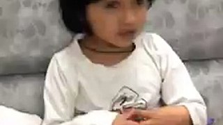 funny gesture by a kid