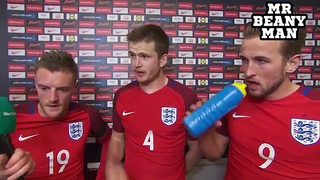 Germany 2-3 England - Jamie Vardy _ Harry Kane & Eric Dier Post Match Interview