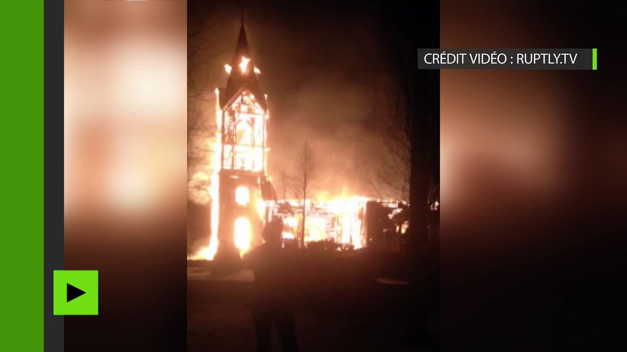 Finlande : un incendie dévaste une église du 18ème siècle pendant le week-end de Pâques