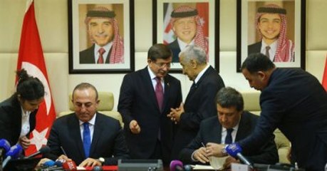 Davutoğlu'nun Ürdün Ziyaretinde, İşbirliği Anlaşmaları İmzalandı