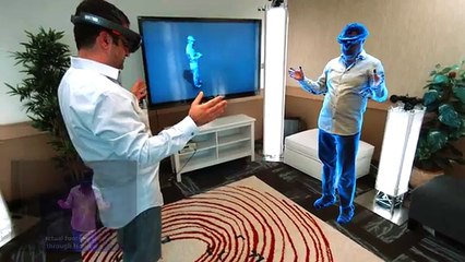 Microsoft invente l'holoportation, de la téléportation grâce à la réalité augmentée