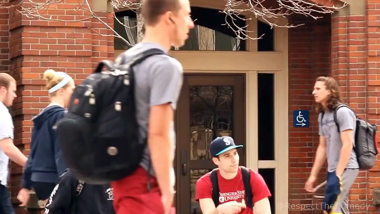Offering College People Alcohol - Public Prank