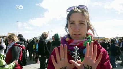 Protests on Lesbos ahead of deportations   DW News