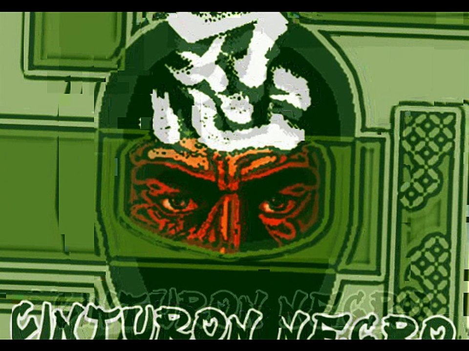 Cinturon Negro-Detalles Chinos