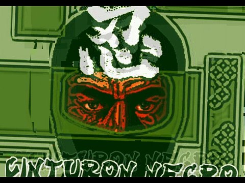 Cinturon Negro-Detalles Chinos