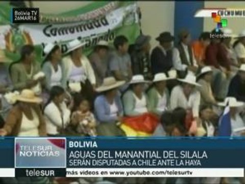 Morales: Denunciaremos a Chile por uso ilegal de manantial Silala