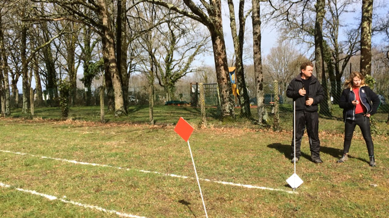 Trec dans les bois de la Ruche