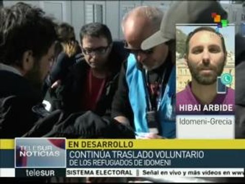 Grecia: organismos asisten en el traslado de refugiados de Idomeni