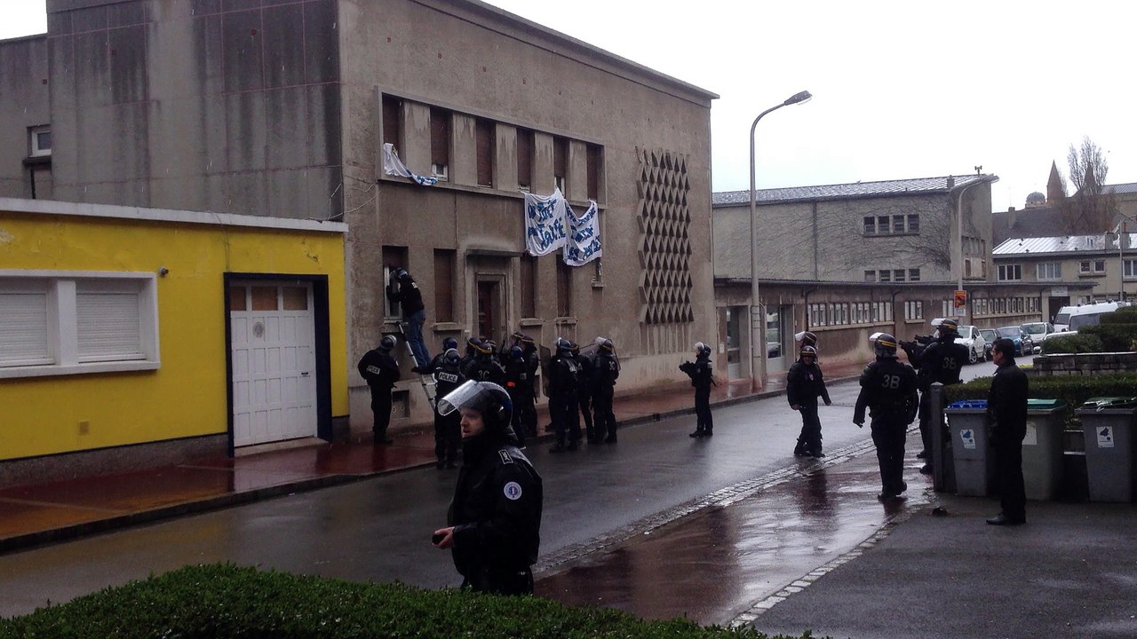 Calais squat évacué à Calais-Nord