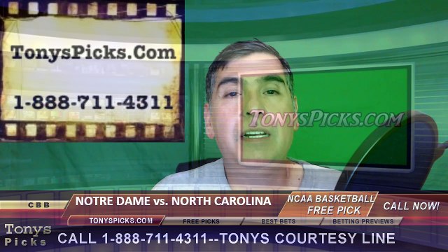 North Carolina Tar Heels vs. Notre Dame Fighting Irish Pick Prediction NCAA College Basketball Odds Preview 3-27-2016
