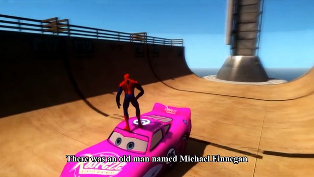 Spiderman Songs Nursery ♪ Michael Finnegan ♪ Spider-Man Lightning MCQUEEN