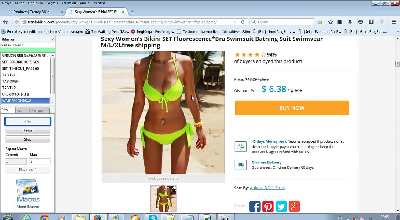 auto pin according a website