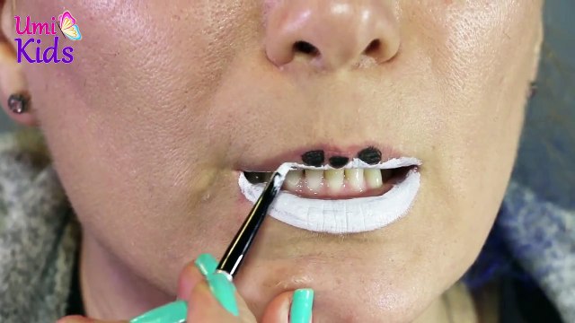 Panda Dudak Makyajı | Dudak Sanatı | Makyaj Videoları | UmiKids