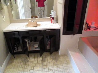 PROVIDENCE RI.  VANITY GEL STAINING  2 COATS OIL  POLY