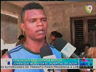 No la atendieron por falta de dinero y luego no aparecia una ambulancia