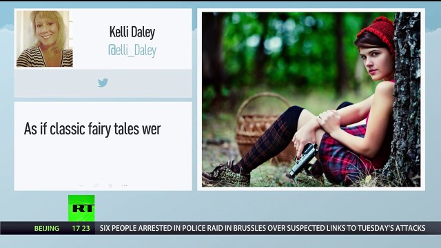 ‘I’ll huff and I’ll puff and I’ll shoot your house up’- US NRA adds firearms to fairy tales