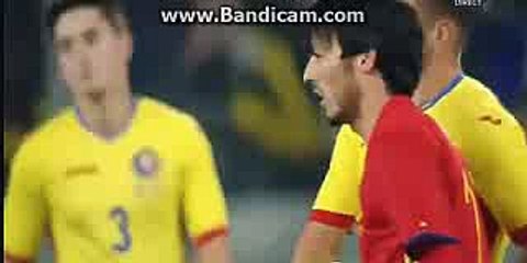 Gerard Pique Super Header Romania 0-0 Spain 27-3-2016
