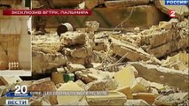 Syrie : dans la cité antique de Palmyre, complèment dévastée après le départ du groupe Etat islamique