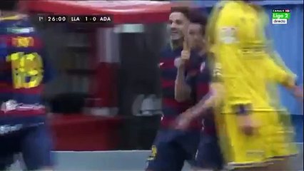 Gol de Natalio en el UE Llagostera (4-0) AD Alcorcón