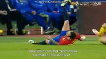 Pedro Rodriguez Gets INJURED Romania 0-0 Spain