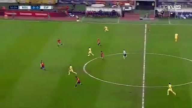 Florin Andone Super Chance - Romania 0-0 Spain 27.03.2016