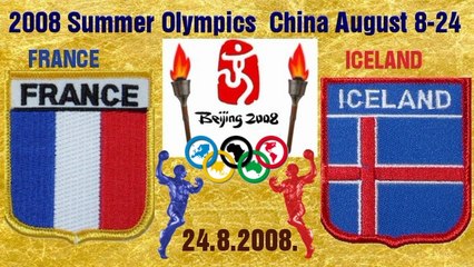 Handball Final Bejing 2008 Olympic Games FRANCE ICELAND