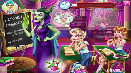 Frozen Highschool Mischief - Disney Princess Elsa and Anna Games for Kids