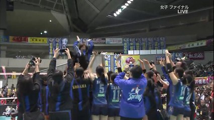 160312 久光 vs 日立 優勝インタビューChampionship interview　