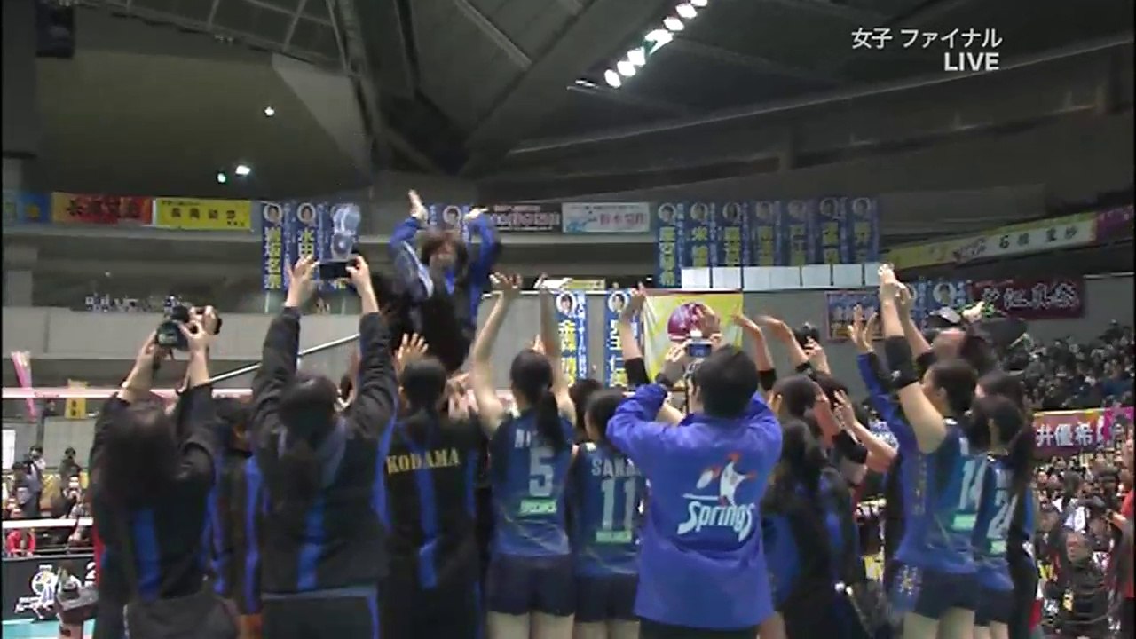 160312 久光 vs 日立 優勝インタビューChampionship interview　