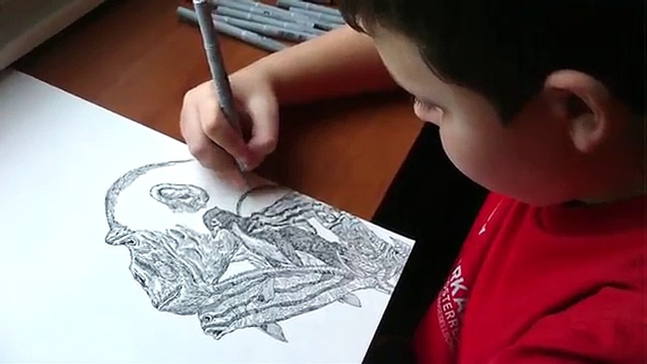 Ha solo 11 anni Ma E’ Già Un Prodigioso Artista… I Suoi Disegni Vi Lasceranno A Bocca Aperta!