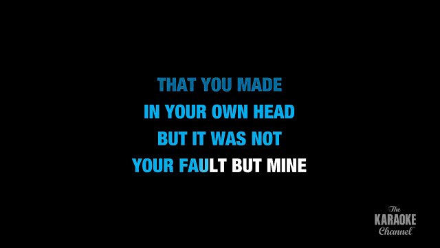 Little Lion Man in the Style of Mumford & Sons karaoke video with lyrics (with lead vocal)