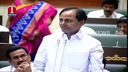 CM KCR Full Speech In Assembly  Telangana Assembly 2016  T News 33
