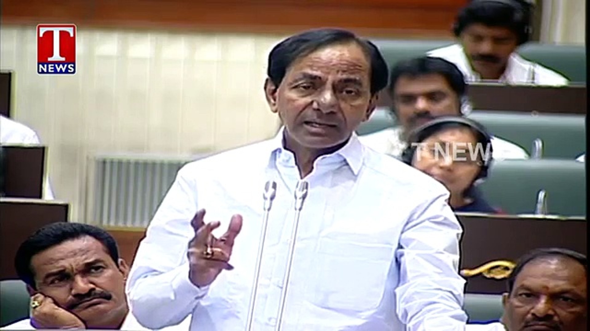 CM KCR Full Speech In Assembly  Telangana Assembly 2016  T News 41