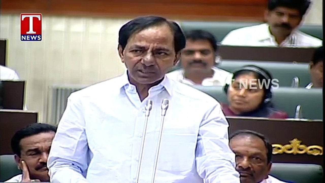 CM KCR Full Speech In Assembly  Telangana Assembly 2016  T News 27