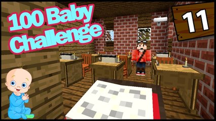 Minecraft: 100 Baby Challenge - RIP BABY #4! - EP 11