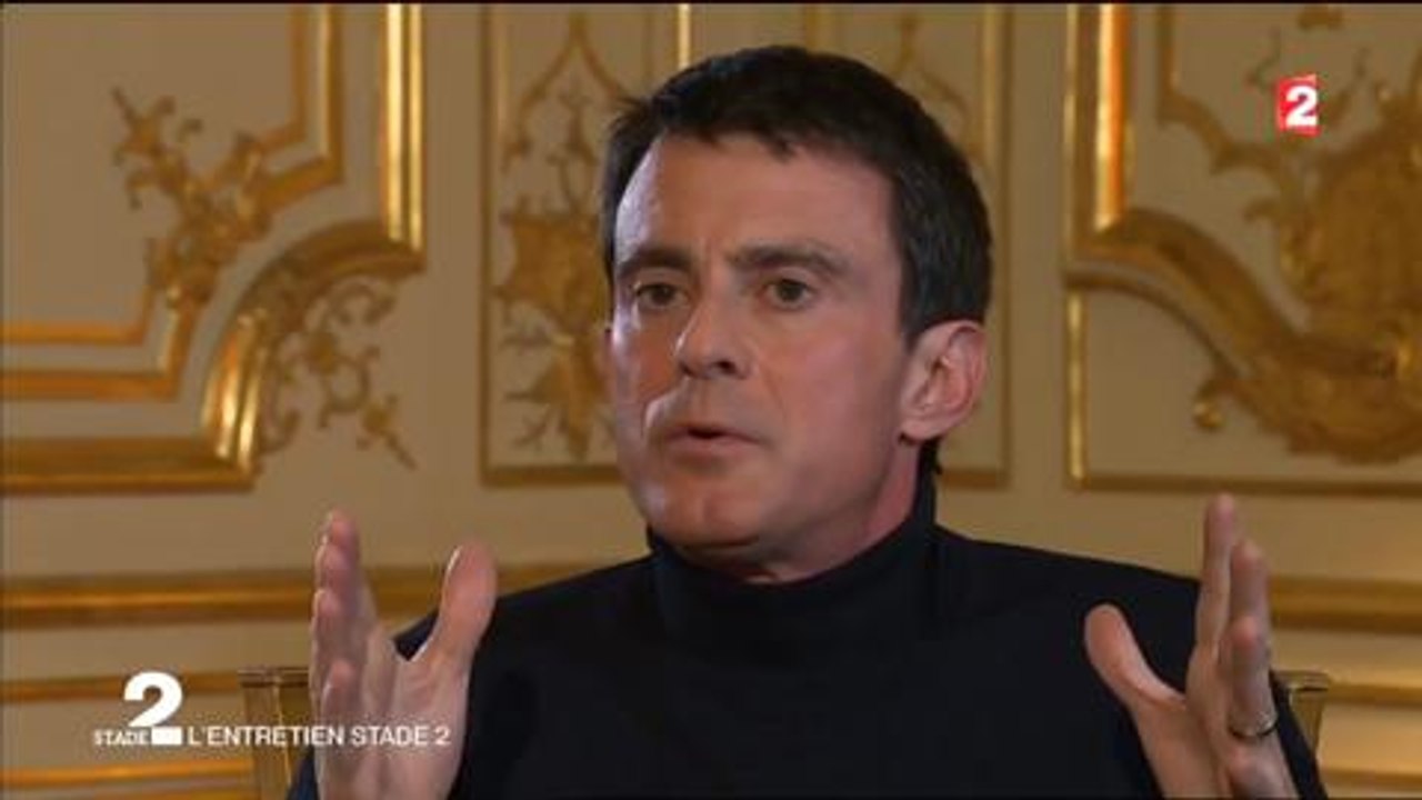 Manuel Valls parle de Karim Benzema dans Stade 2