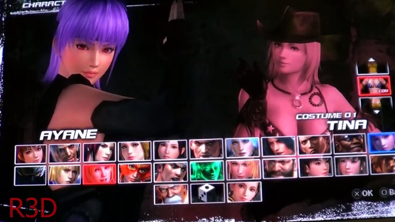 ✥Dead or Alive 5 Plus - Touch Fight: "Ayane Vs. Tina" {HD, Vita}