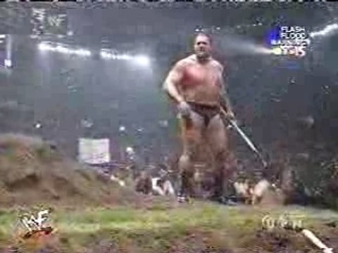 Undertaker,Big Show vs The Rock,Mankind(Buried Alive Match)