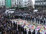 Attentats de Bruxelles: l'enquête se poursuit, veillée en mémoire des victimes