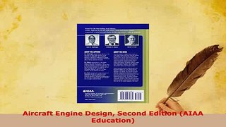 Download  Aircraft Engine Design Second Edition AIAA Education PDF Full Ebook