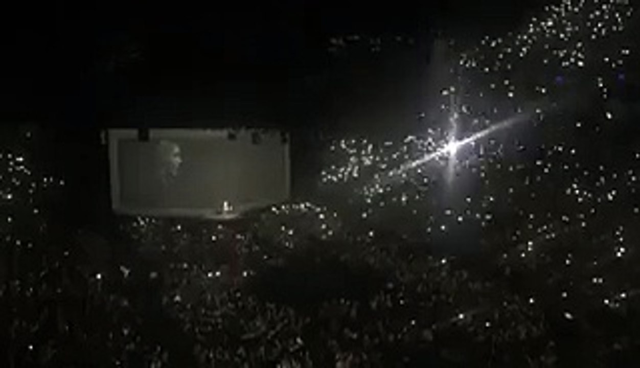 Adele performed - Make You Feel My Love (by Bob Dylan) in memory of the victims -