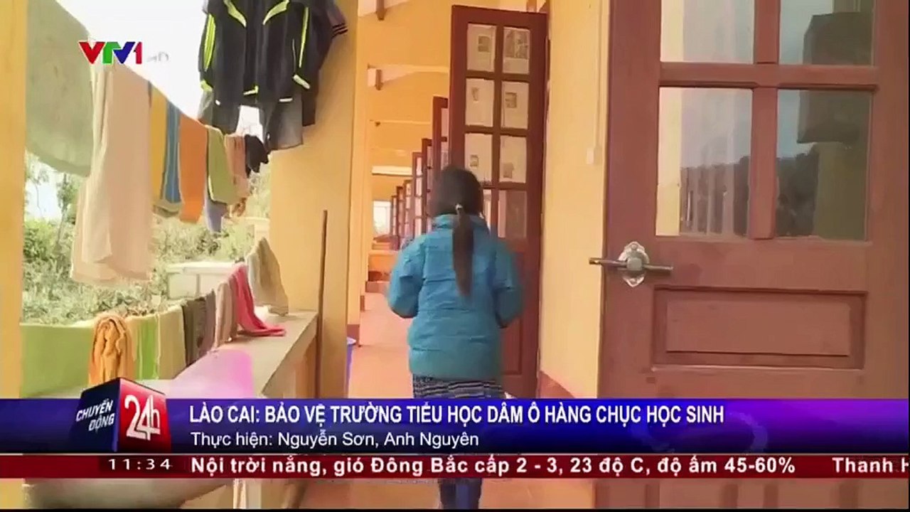 Clip bảo vệ trường tiểu học dâm ô hàng chục học sinh ở Lào Cai