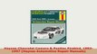 PDF  Haynes Chevrolet Camaro  Pontiac Firebird 19931997 Haynes Automotive Repair Manuals Download Online