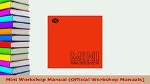 Download  Mini Workshop Manual Official Workshop Manuals PDF Online