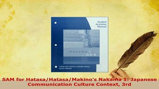 Download  SAM for HatasaHatasaMakinos Nakama 1 Japanese Communication Culture Context 3rd PDF Book Free