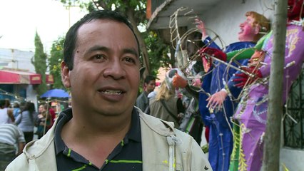 Donald Trump arde en llamas en México