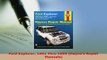 Download  Ford Explorer 1991 Thru 1999 Haynes Repair Manuals PDF Online